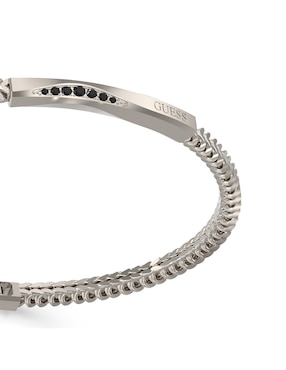 Brazalete Guess Guess Noir con acabado pulido