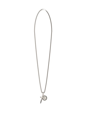 Collar de cruz Guess Rebel Knight