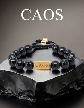 Pulsera Caos Baalam con acabado chapa de oro 18K