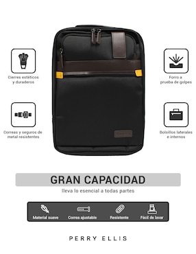 Mochila casual Perry Ellis para hombre