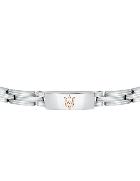 Pulsera Maserati de acero Inoxidable con acabado brillante