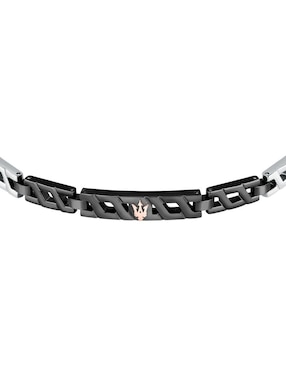 Pulsera Maserati de acero Inoxidable con acabado brillante