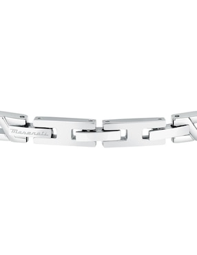 Pulsera Maserati de acero Inoxidable con acabado brillante