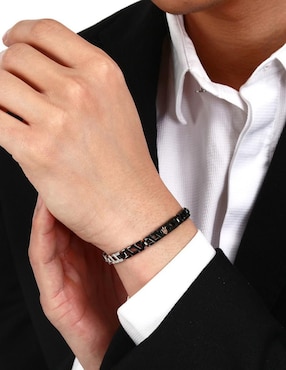 Pulsera Maserati de acero Inoxidable con acabado brillante