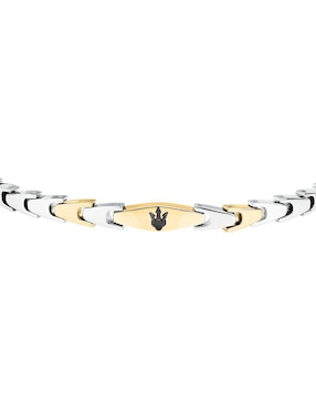 Pulsera Maserati de acero Inoxidable con acabado brillante