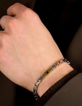 Pulsera Maserati de acero Inoxidable con acabado brillante