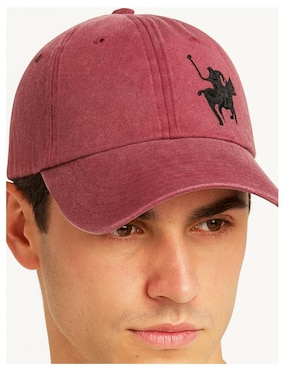 Gorra visera curva correa ajustable casual Polo para hombre