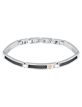 Pulsera Maserati Iconic con acabado brillante