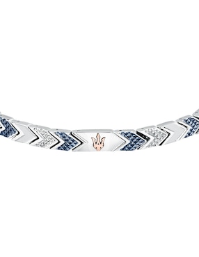 Pulsera Maserati Iconic con acabado brillante