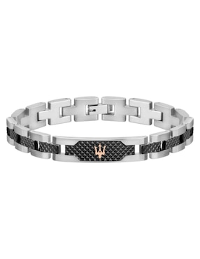 Pulsera Maserati Iconic con acabado brillante