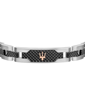 Pulsera Maserati Iconic con acabado brillante