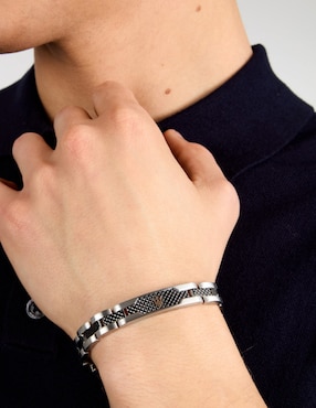 Pulsera Maserati Iconic con acabado brillante