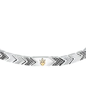 Pulsera maserati Iconic con acabado brillante