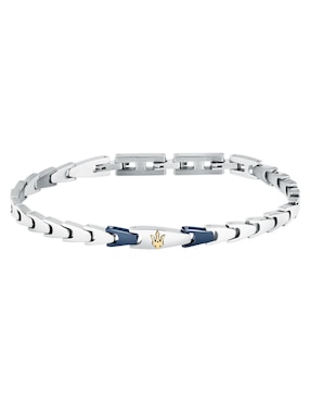 Pulsera maserati Iconic con acabado brillante