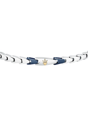 Pulsera maserati Iconic con acabado brillante
