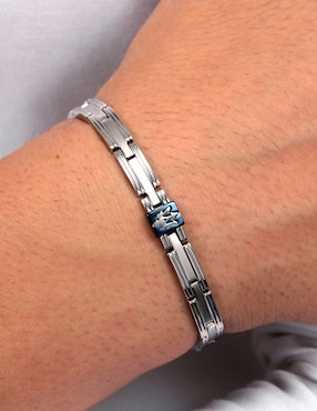 Pulsera maserati Iconic con acabado brillante