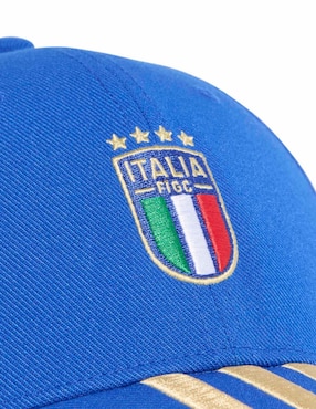 Gorra visera curva broche para fútbol Fifa World Cup Federación Italia Selección de Fútbol de Italia unisex