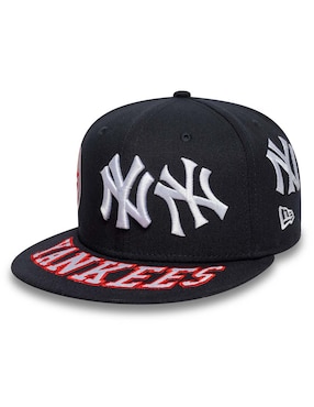 Gorra visera plana cerrada para béisbol New Era Img All Over MLB New York Yankees unisex
