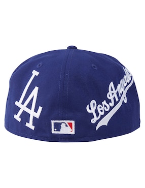 Gorra visera plana cerrada casual New Era MLB Los Angeles Dodgers para hombre