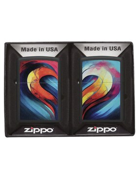 Encendedor 2 piezas Zippo set corazón