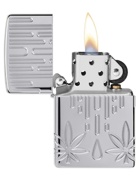 Encendedor Zippo diseño cannabis 360