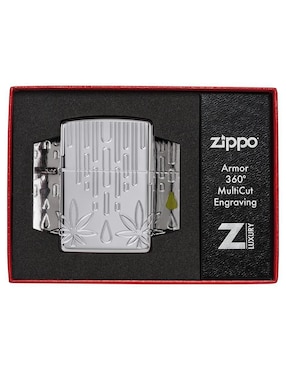Encendedor Zippo diseño cannabis 360