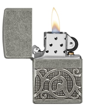 Encendedor Zippo diseño plata