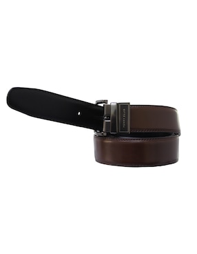 Cinturón Perry Ellis de piel para hombre