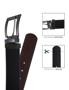 Cinturón Original Penguin de piel para hombre