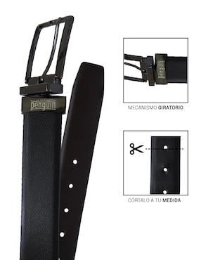 Cinturón Original Penguin de piel para hombre