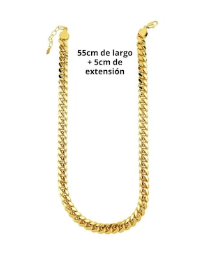 Collar Caos Horus de baño de oro 18 K