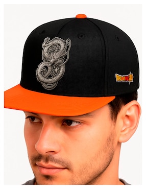 Gorra visera plana snapback Dragon Ball para hombre