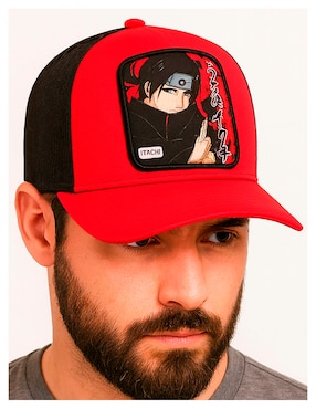 Gorra visera curva snapback Naruto para hombre