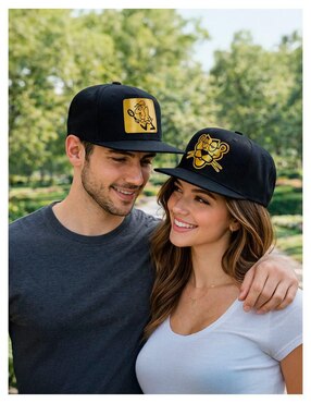 Set gorra visera plana snapback casual Knite Pink Panther unisex