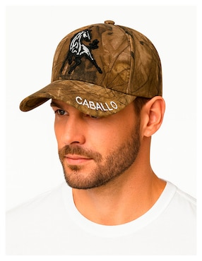 Gorra visera curva velcro Knite para hombre
