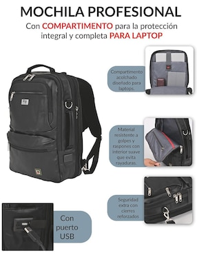 Mochila con portalaptop Us Urban unisex