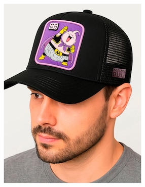 Gorra visera curva snapback Dragon Ball Majin Bu para hombre