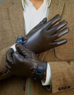Guantes JBE de piel para hombre