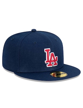 Gorra visera plana cerrada para Béisbol New Era Seasonal Chain Stitch Los Angeles Dodgers para hombre