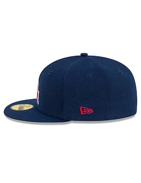 Gorra visera plana cerrada para Béisbol New Era Seasonal Chain Stitch Los Angeles Dodgers para hombre