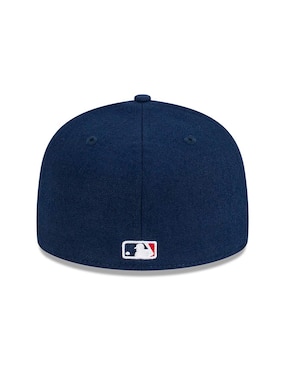 Gorra visera plana cerrada para Béisbol New Era Seasonal Chain Stitch Los Angeles Dodgers para hombre