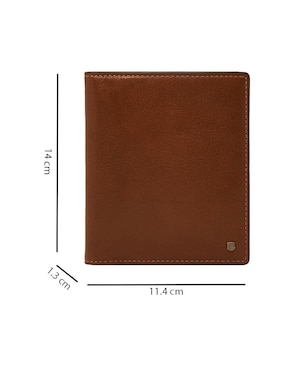 Porta pasaporte Fossil Gift de piel