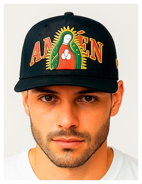 Gorra visera curva snapback casual Knite Virgen de Guadalupe para hombre