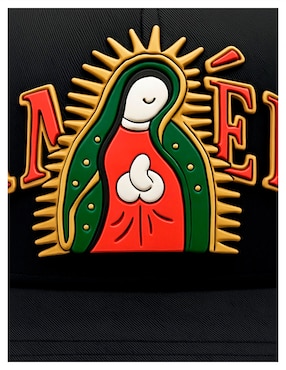 Gorra visera curva snapback casual Knite Virgen de Guadalupe para hombre
