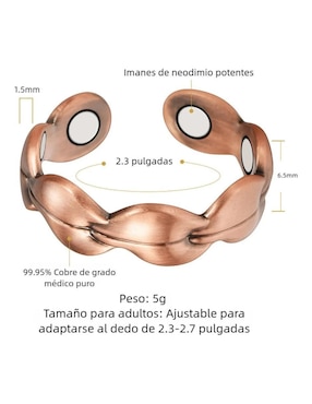 Brazalete Lab.G con acabado pulido