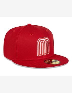 Gorra visera plana cerrada para béisbol New Era Home 59fifty México selección mexicana de béisbol