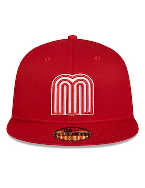 Gorra visera plana cerrada para béisbol New Era Home 59fifty México selección mexicana de béisbol