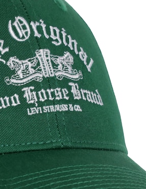 Gorra visera curva correa ajustable casual Levi's para hombre