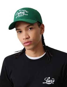 Gorra visera curva correa ajustable casual Levi's para hombre
