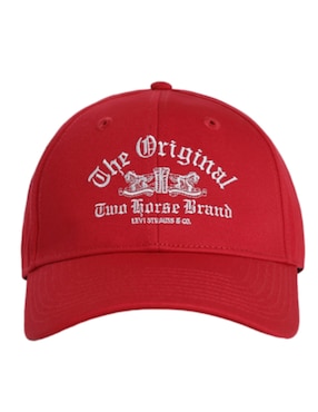 Gorra visera curva correa ajustable casual Levi's para hombre